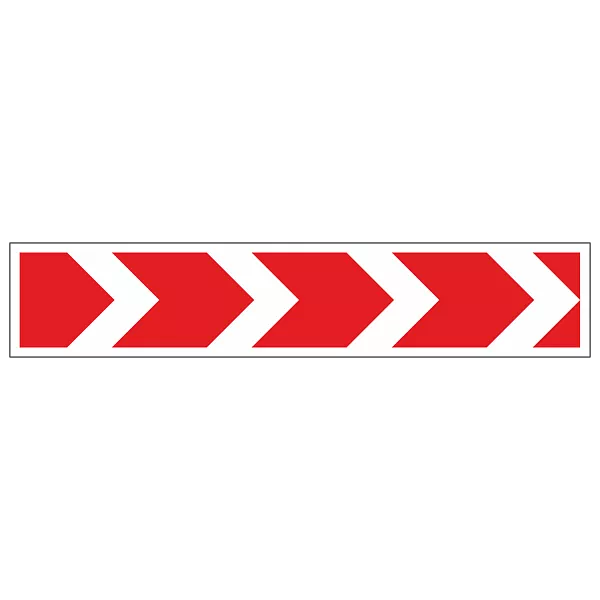Дорожный знак 1.34.1 — Направление поворота (размер 3)