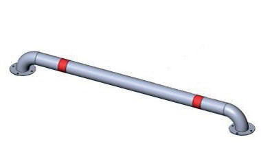 Колесоотбойник на отводах К-115.76