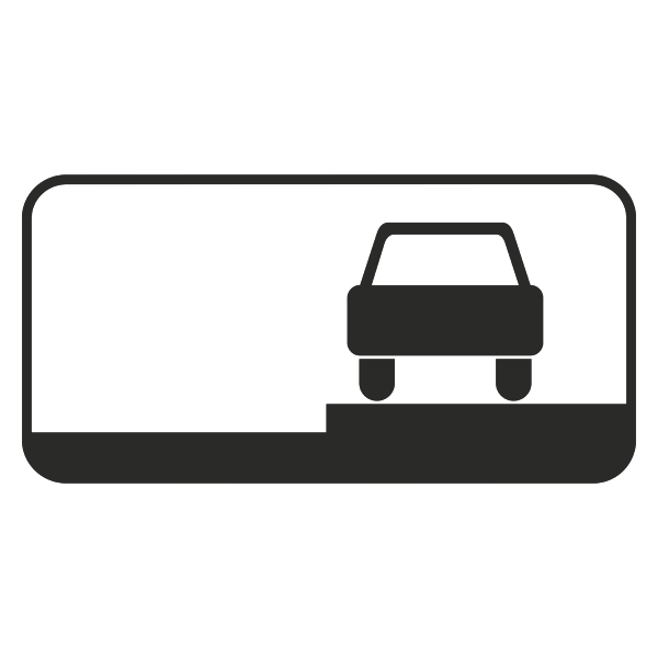 Дорожный знак 8.6.3 Способ постановки транспортного средства на стоянку