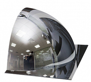 Зеркало купольное 1/4 сферического зеркала DL-600х360