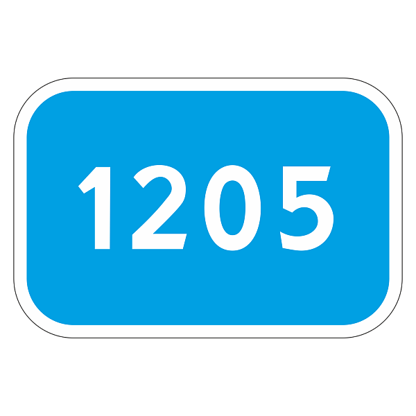 Дорожный знак 6.13 Километровый знак (II (300x200 мм), «А» Коммерческая)