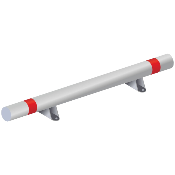 Колесоотбойник металлический усиленный на кронштейнах КУ-1
